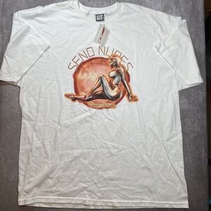 NWT Play Clothes Shirt Men's XXL White Hip Hop "Send Nudes" Kappa Style